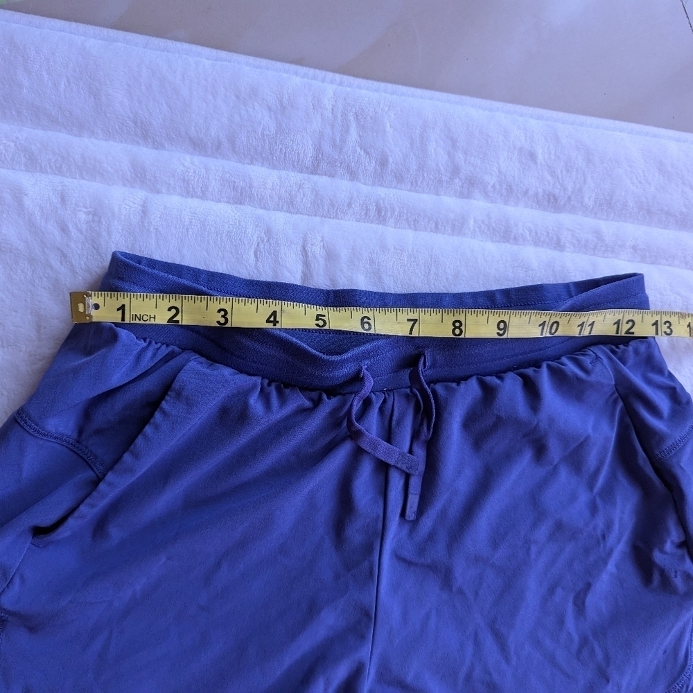 all in motion Fleece Exercise Shorts - Size XL (24/16) blue lightweight - Picture 8 of 10